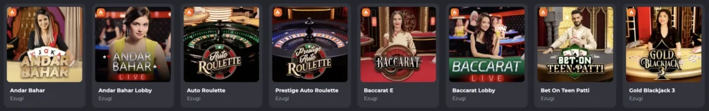 Voom casino live pelit
